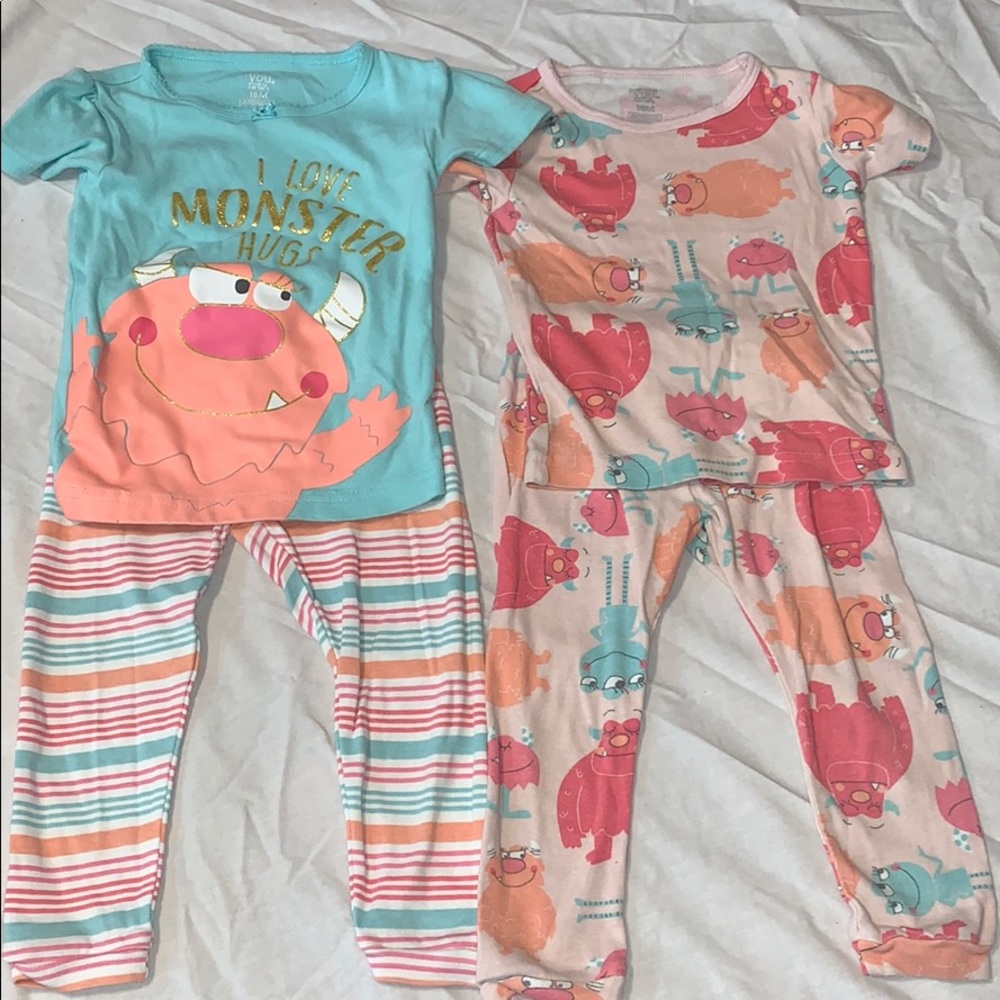 Baby Girl Monster Pajamas